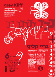 Font poster